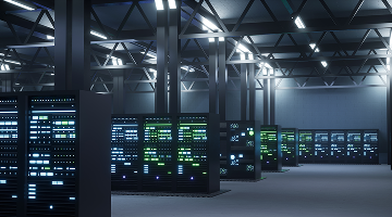 Enterprise data center server racks